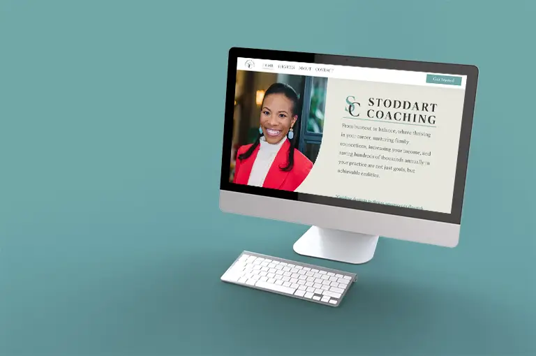 mock up of Dr Stoddarts website