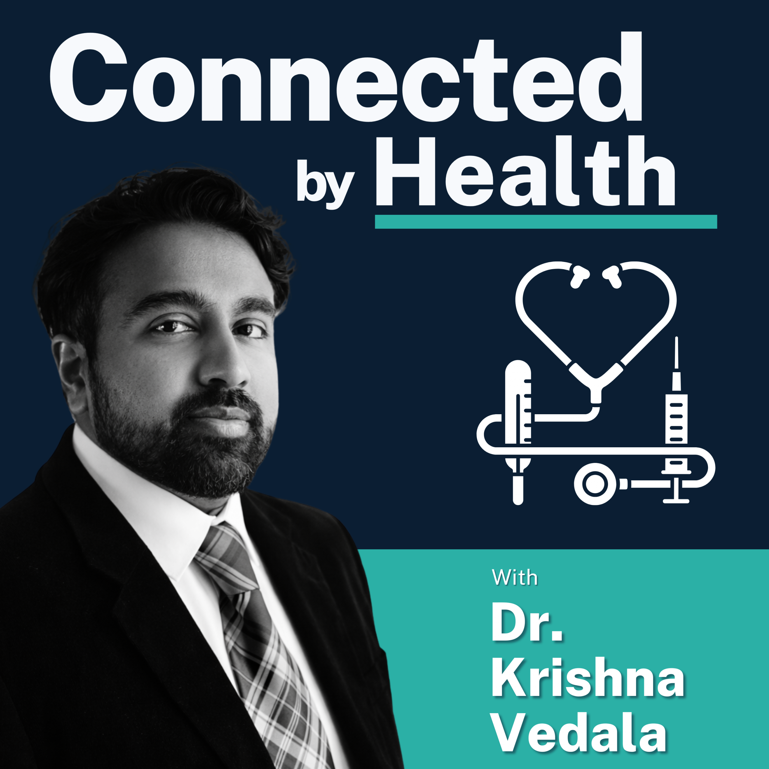 Connected by health podcast show cover image.