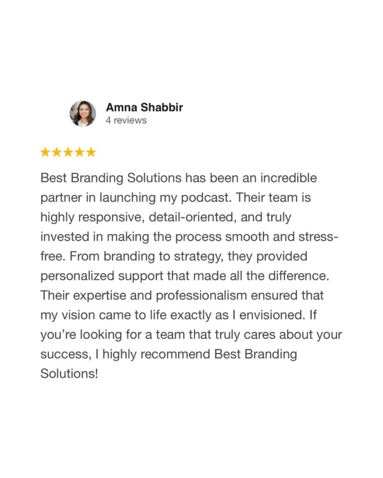 Amna Shabbir, MD Podcast Client Testimonial
