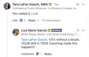 Liza TEDx comment
