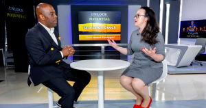 Tara speaking about TEDx coaching at a virtual event