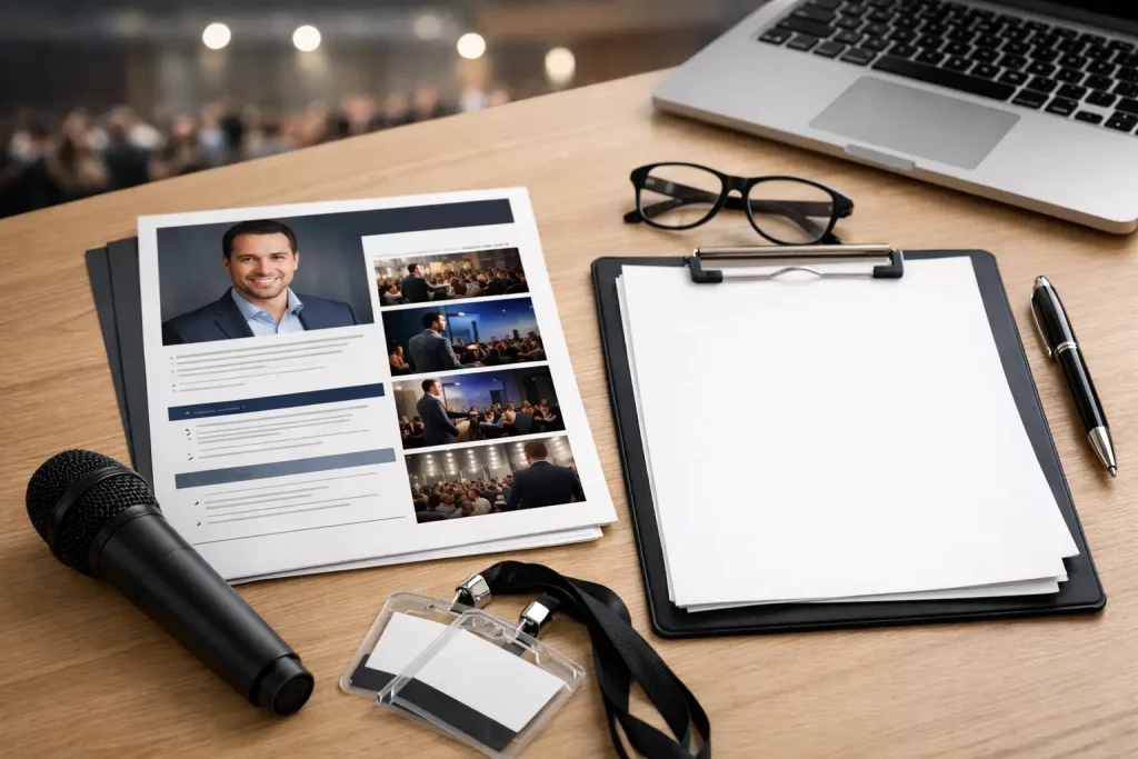 How to Create a Speaker One Sheet That Gets Booked